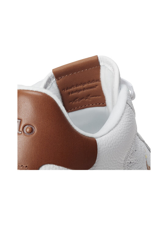 Polo Ralph Lauren - Masters Court Low Top Lace brīvā laika apavi - WHITE/TAN MULTI PP | Stockmann - photo 5