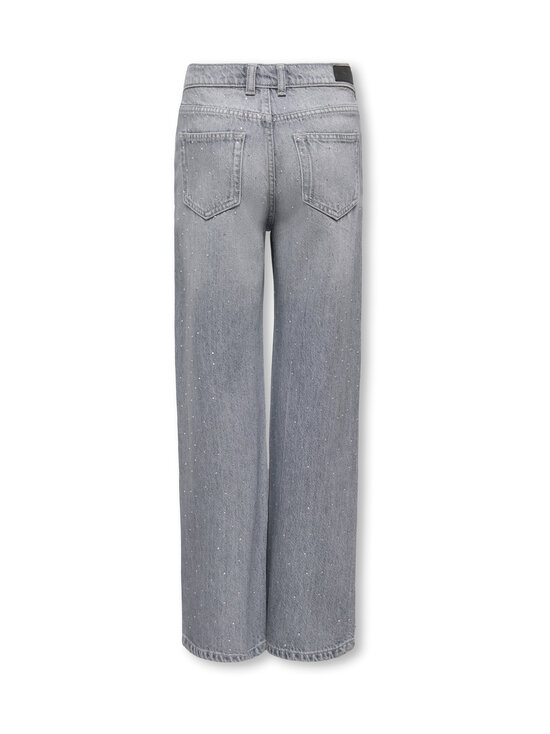 KIDS ONLY - KogCobain Wide džinsi - LIGHT GREY DENIM DETAIL:RHINESTONES | Stockmann - photo 2