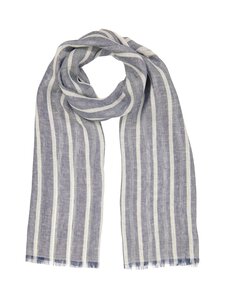 GANT - Raidallinen pellavahuivi - 401 DUSTY NAVY GANT - Raidallinen pellavahuivi - 401 DUSTY NAVY | Stockmann