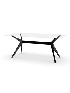 Calligaris - Kent-ruokapöytä - LÄPINÄKYVÄ,MUSTA | Stockmann