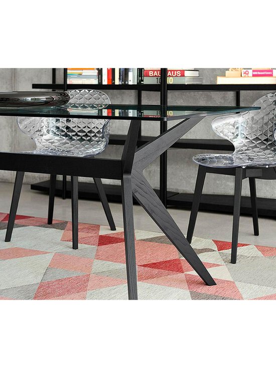 Calligaris - Kent-ruokapöytä - LÄPINÄKYVÄ,MUSTA | Stockmann - photo 4