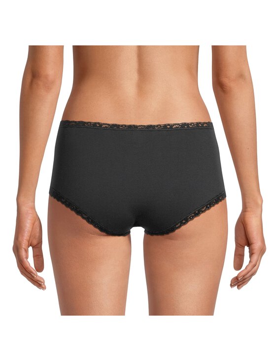 SKIMS - Lightweight Cotton -pitsikoristeiset shortsialushousut - SOOT TONAL | Stockmann - photo 3