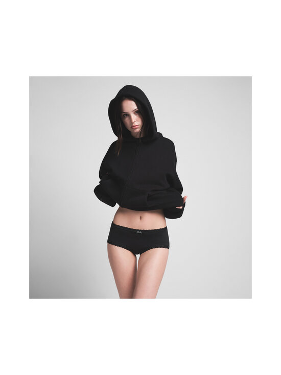SKIMS - Lightweight Cotton -pitsikoristeiset shortsialushousut - SOOT TONAL | Stockmann - photo 2