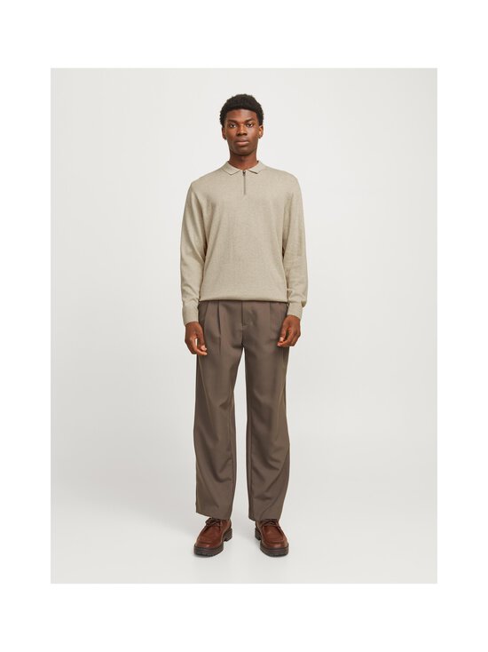 Jack & Jones - Kampsun JJEEmil Polo Half Zip - OATMEAL MELANGE - photo 2 Jack & Jones - Kampsun JJEEmil Polo Half Zip - OATMEAL MELANGE | Stockmann - photo 2