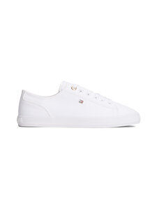 Tommy Hilfiger - Foxing Canvas -tennarit - YBS WHITE | Stockmann