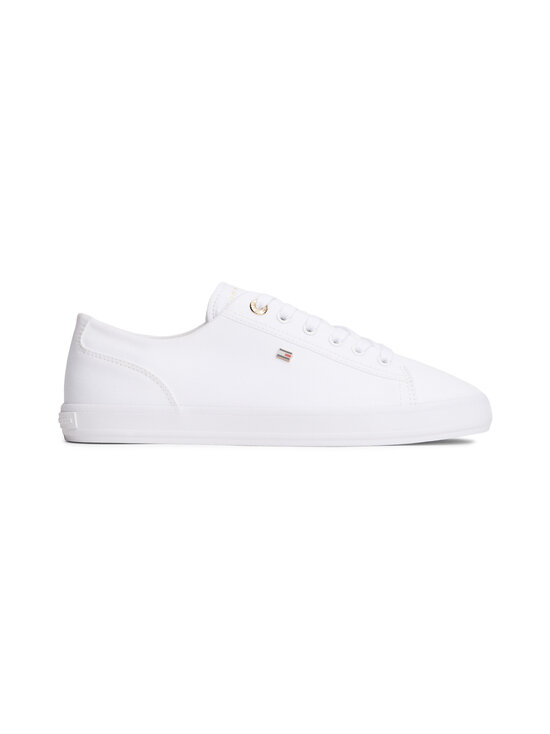 Tommy Hilfiger - Foxing Canvas -tennarit - YBS WHITE | Stockmann - photo 1