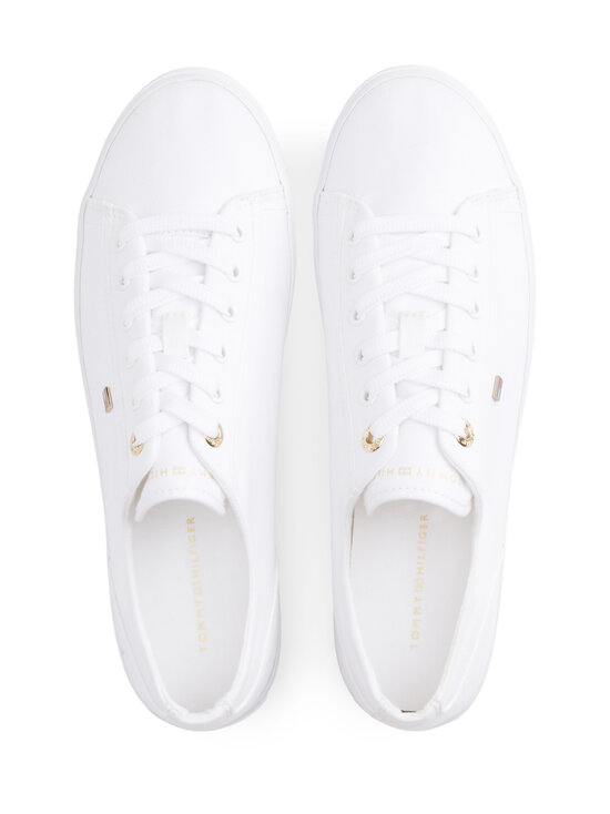 Tommy Hilfiger - Foxing Canvas -tennarit - YBS WHITE | Stockmann - photo 2
