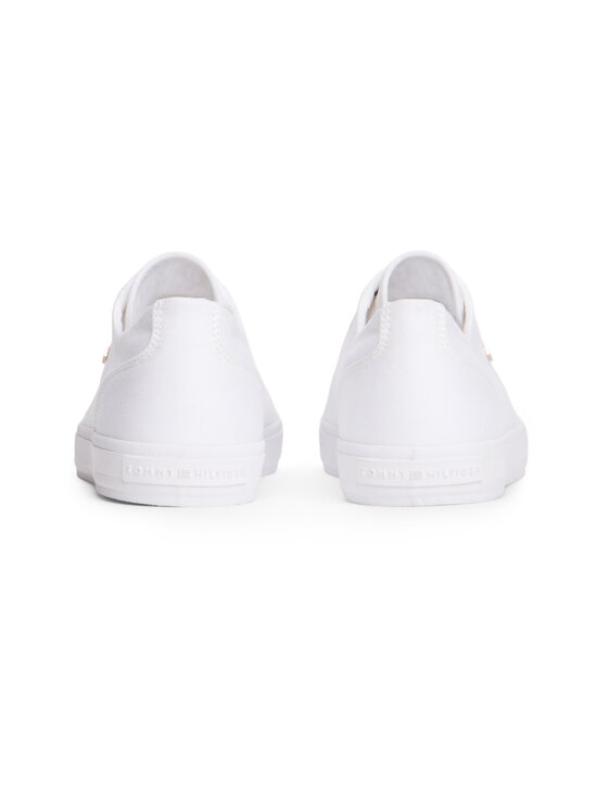 Tommy Hilfiger - Foxing Canvas -tennarit - YBS WHITE | Stockmann - photo 3