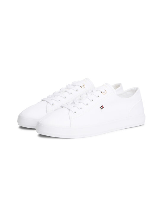Tommy Hilfiger - Foxing Canvas -tennarit - YBS WHITE | Stockmann - photo 5
