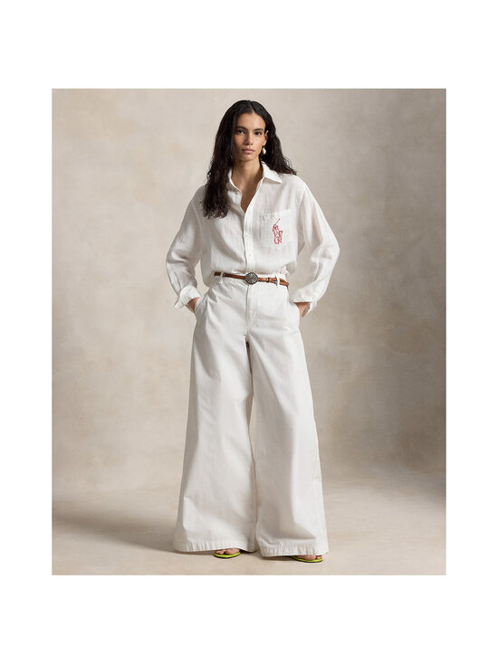 Polo Ralph Lauren - Sport lina kreklblūze - CLASSIC OXFORD WHITE | Stockmann - photo 4