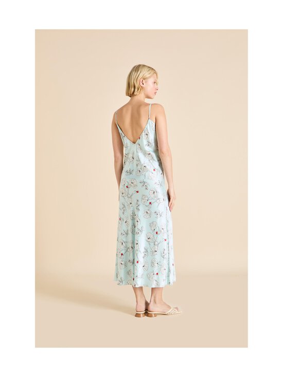 Olivia von Halle - Garbo Serafina -silkkiyöpaita - BLUE | Stockmann - photo 3