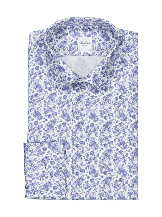 Stenströms - Regular-kauluspaita - 121 BLUE PATTERN | Stockmann - photo 1