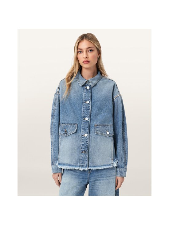 Allsaints - Hettie Stud Shacket -farkkupaita - VINTAGE INDIGO | Stockmann - photo 2