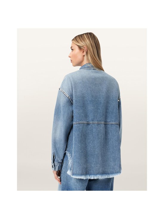 Allsaints - Hettie Stud Shacket -farkkupaita - VINTAGE INDIGO | Stockmann - photo 3