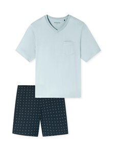 Schiesser - Short-pyjama 2-osainen - 805 LIGHT BLUE | Stockmann