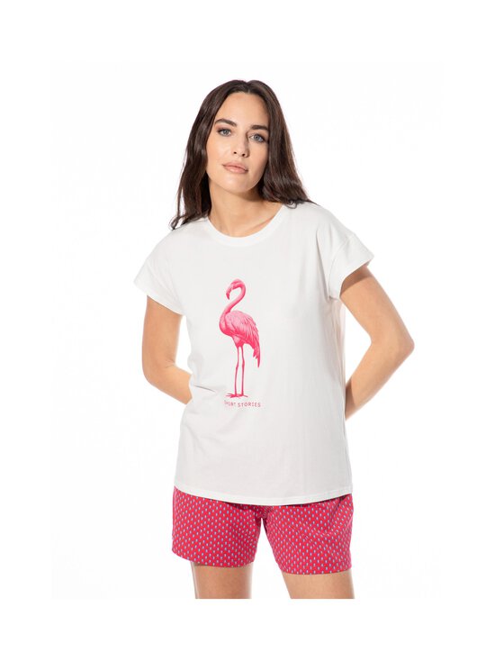 SHORT STORIES - Flamingo t-paita - 1948 WHITE PEBBLE | Stockmann - photo 2