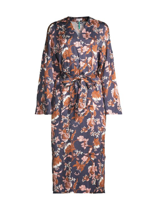 A+more - Sugar Modal Satin Kimono -aamutakki - NAVY PRINT | Stockmann - photo 1