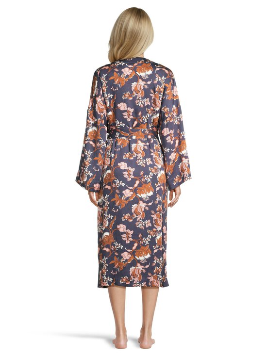A+more - Sugar Modal Satin Kimono -aamutakki - NAVY PRINT | Stockmann - photo 3
