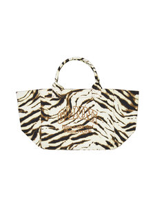 Ganni - XXL Zebra -shopperi - EGRET | Stockmann