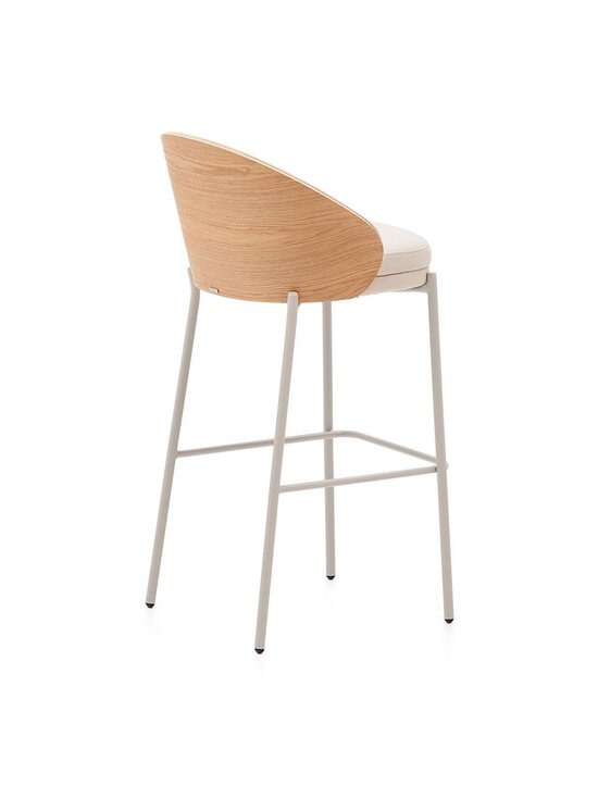 Kave Home - Eamy-baarituoli chenille-kangas / saarni K 75 cm - BEIGE | Stockmann - photo 3