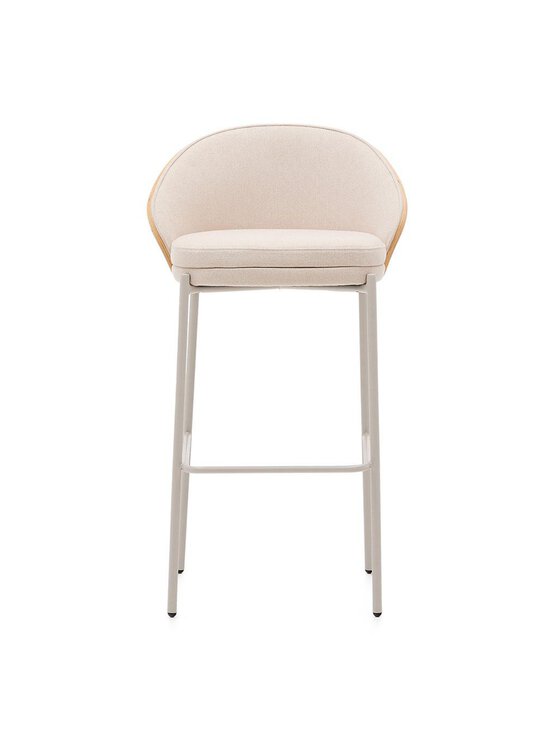 Kave Home - Eamy-baarituoli chenille-kangas / saarni K 75 cm - BEIGE | Stockmann - photo 4