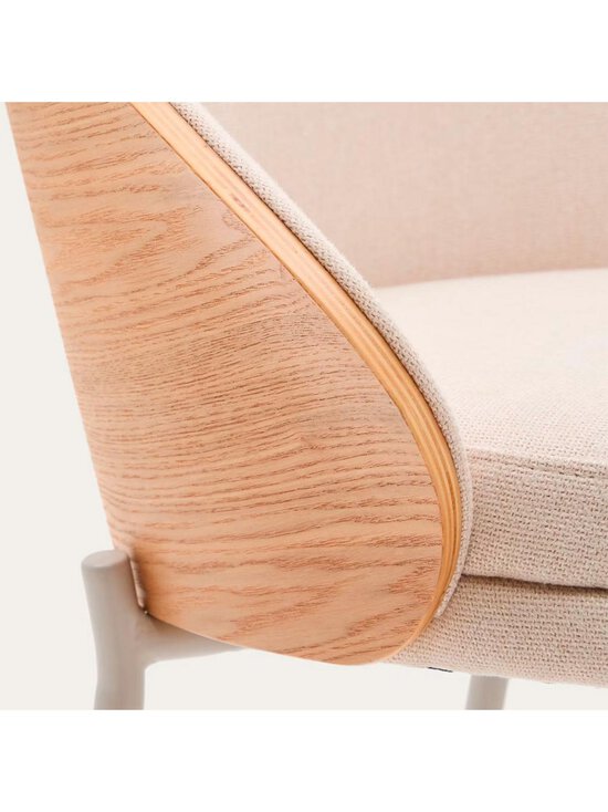 Kave Home - Eamy-baarituoli chenille-kangas / saarni K 75 cm - BEIGE | Stockmann - photo 6