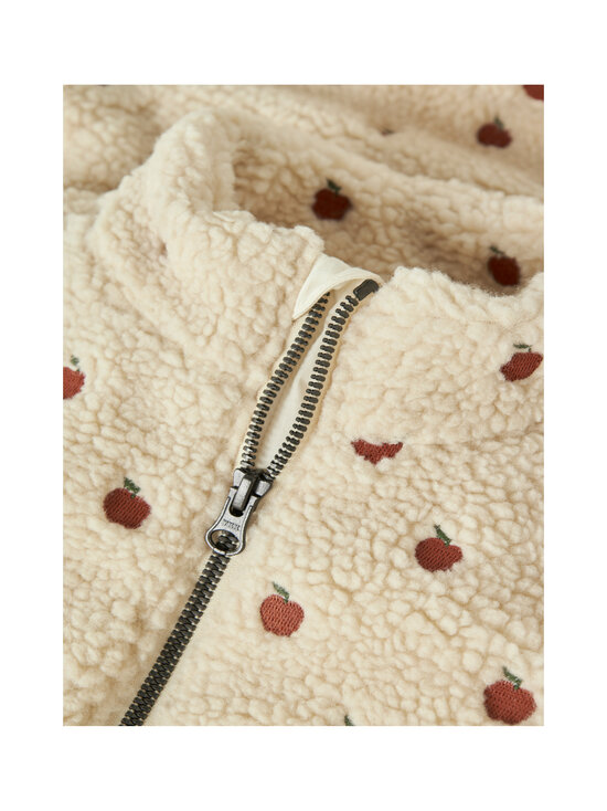 Lil' Atelier - NmfNalo Sia Sherpa -takki - TURTLEDOVE AOP:APPLES | Stockmann - photo 3