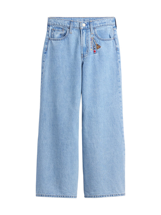 GAP - Baggy Charm Embroidery džinsi - LIGHT WASH | Stockmann - photo 1