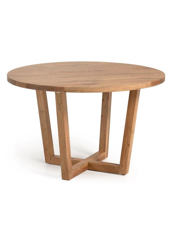 Kave Home - Nahla-ruokapöytä akaasia ⌀ 120 cm - BEIGE | Stockmann - photo 1