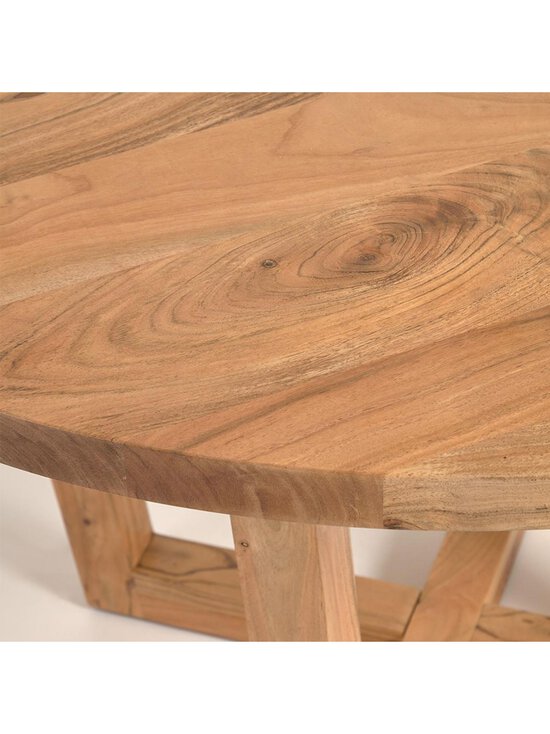 Kave Home - Nahla-ruokapöytä akaasia ⌀ 120 cm - BEIGE | Stockmann - photo 3