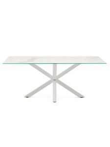 Kave Home - Argo-ruokapöytä - VALKOINEN | Stockmann