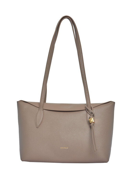 Coccinelle - Thess Grained Leather -käsilaukku - N59 WARM TAUPE | Stockmann - photo 1