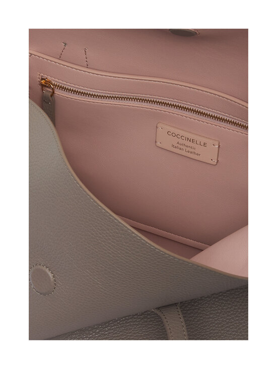 Coccinelle - Thess Grained Leather -käsilaukku - N59 WARM TAUPE | Stockmann - photo 3