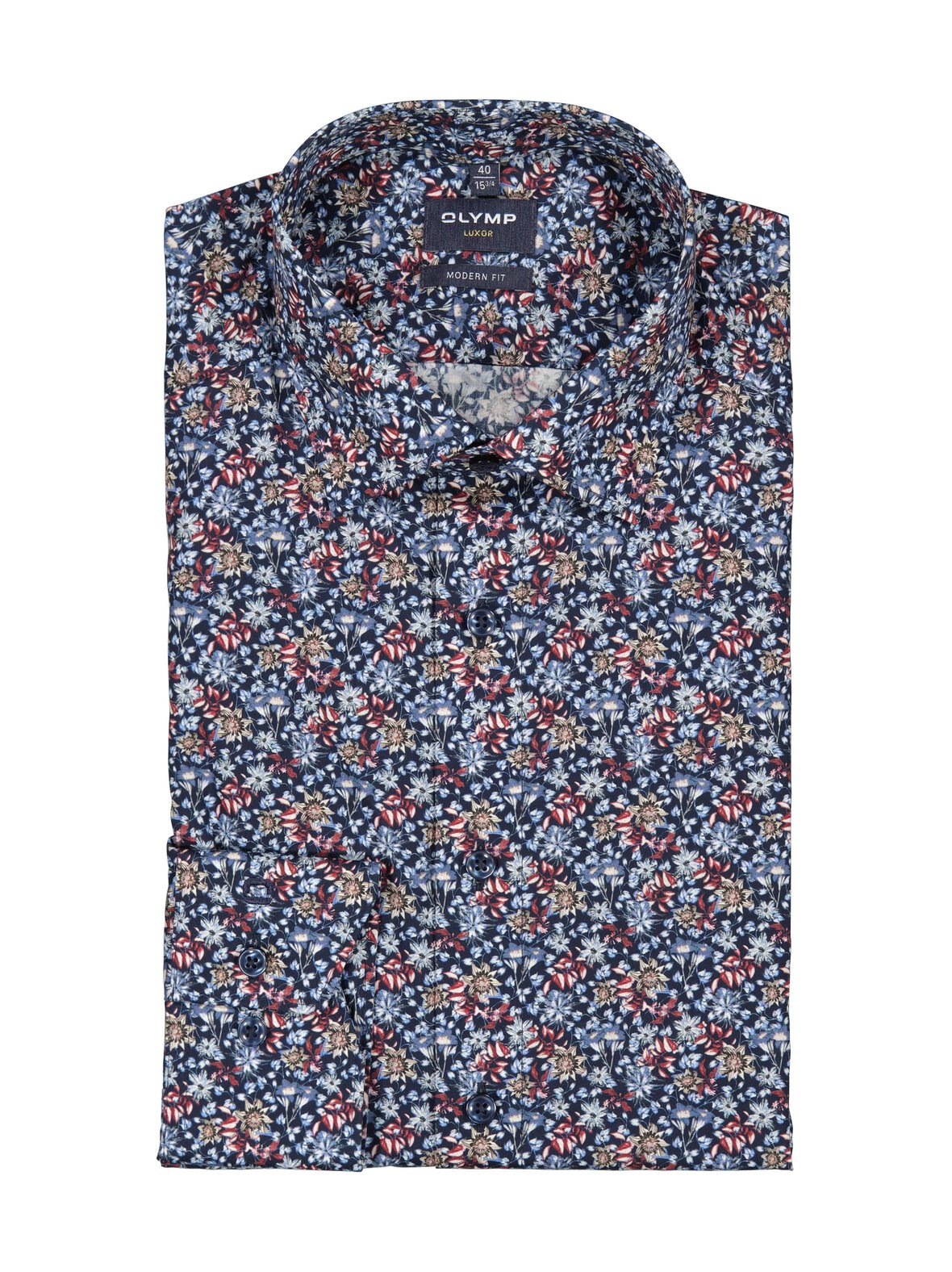 Modern Fit Extra Long Sleeve -kauluspaita, erikoispitkähiha