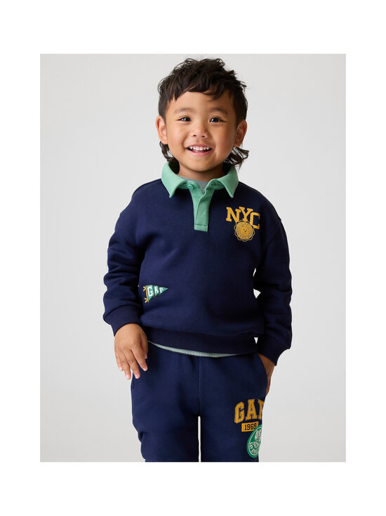 GAP - Ott Nyc Fleece polo džemperis - TODDLER BOY VINTAGE NAVY | Stockmann - photo 2