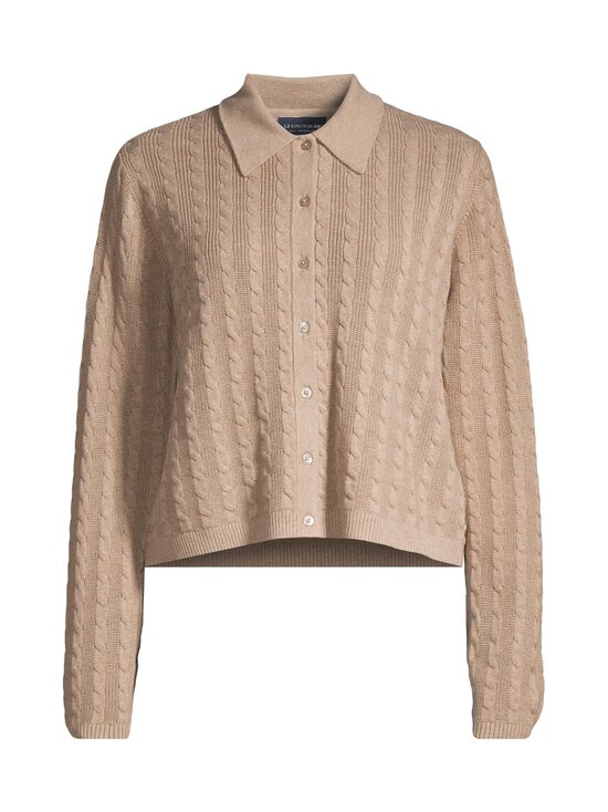 Lexington - Classic Fit -palmikkoneuletakki - 201 BEIGE MELANGE - photo 1 Lexington - Classic Fit -palmikkoneuletakki - 201 BEIGE MELANGE | Stockmann - photo 1