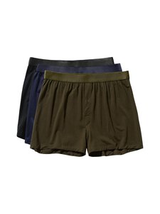 CDLP - Lyocell-boksershortsit 3-pack - BLACK+DARK NAVY+OLIVE GREEN | Stockmann