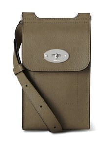Mulberry - Mini Antony Pouch Small Classic Grain õlakott - R563 LINEN GREEN | Stockmann