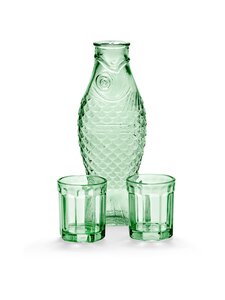 Serax - Green Fish Set Karafe un glāzes glāžu komplekts 3 gab. - 500 GREEN | Stockmann