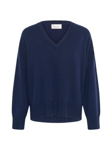 MY ESSENTIAL WARDROBE - Pullover MWJola V-Neck - 120 DARK SAPPHIRE BLUE | Stockmann