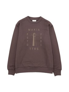 Makia - Marker-collegepaita - 166 BROWN Makia - Marker-collegepaita - 166 BROWN | Stockmann