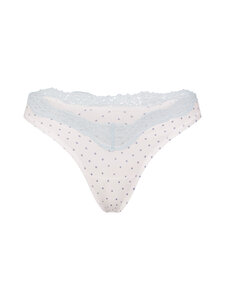 SKIMS - Fits Everybody Lace Dipped -stringit - SLATE PIN DOT PRINT | Stockmann