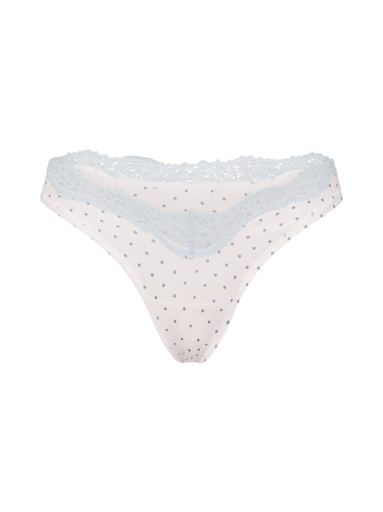 SKIMS - Fits Everybody Lace Dipped -stringit - SLATE PIN DOT PRINT | Stockmann - photo 1