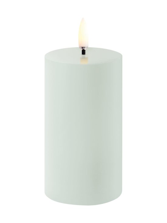 UYUNI - Smooth LED -pöytäkynttilä 5,8 x 10,1 cm - DUSTY GREEN | Stockmann - photo 1