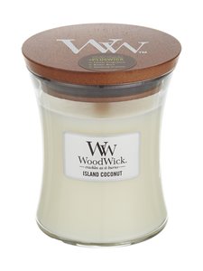 Woodwick - Lõhnaküünal Island Coconut 12 cm - LUONNONVALKOINEN | Stockmann