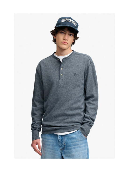 Superdry - Mini Slub Waffle -paita - CLY DENIM BLUE MARL | Stockmann - photo 3