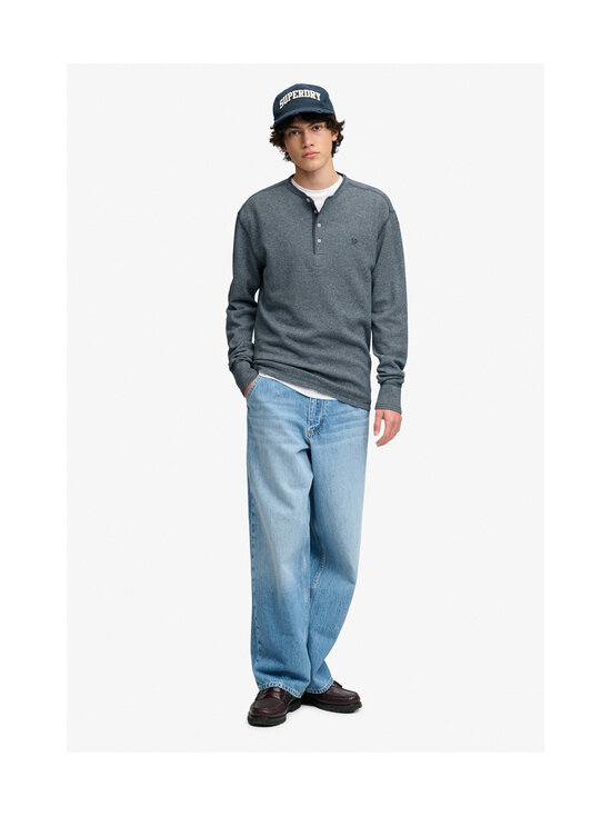 Superdry - Mini Slub Waffle -paita - CLY DENIM BLUE MARL | Stockmann - photo 5