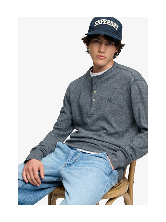 Superdry - Mini Slub Waffle -paita - CLY DENIM BLUE MARL | Stockmann - photo 6