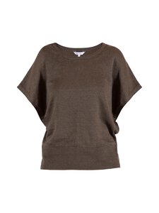 BLUE - Laila-pellavaneulepusero - COFFEE | Stockmann