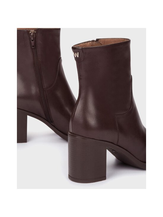 Wonders - Block Heel Zipper -nahkanilkkurit - ALICE TESTA | Stockmann - photo 4